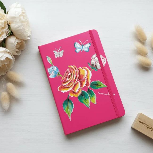 Grand Carnet Fleurs et Papillons : Le Compagnon des &Acirc;mes Cr&eacute;atives