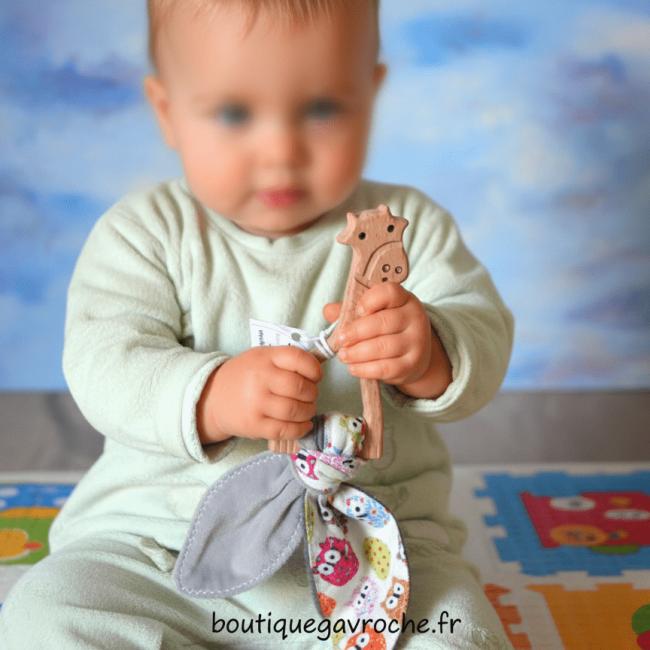 Hochet Girafe et Oreilles Hiboux
