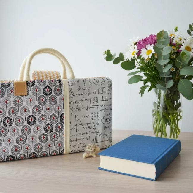 Sac &agrave; livre CARPE DIEM en cretonne