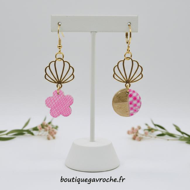 Boucles d&rsquo;Oreilles Asym&eacute;triques MAJORQUE