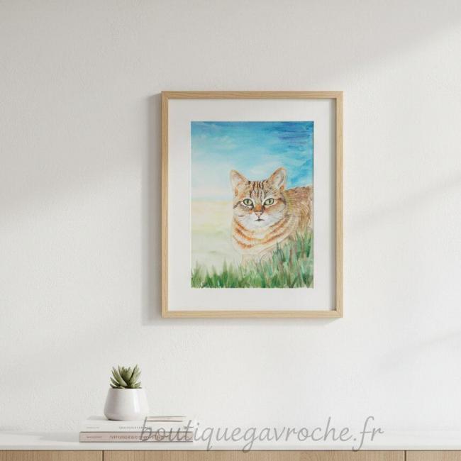 Commande personnalis&eacute;e Pepette  Portrait Aquarelle