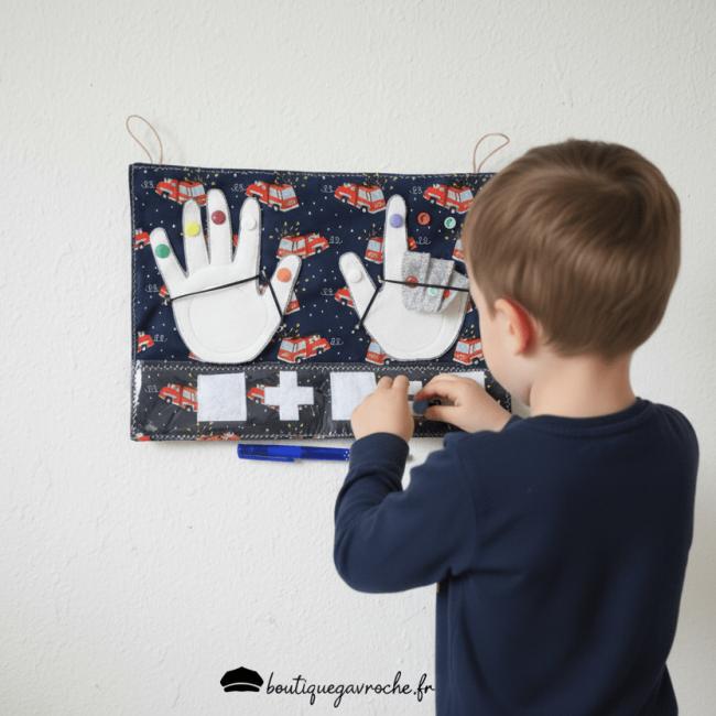 Jeux &agrave; addition: 2 Mains &agrave; compter Les pompiers