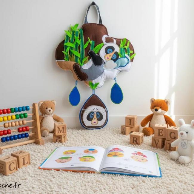 Le Nuage des &Eacute;motions Montessori et 4 visages