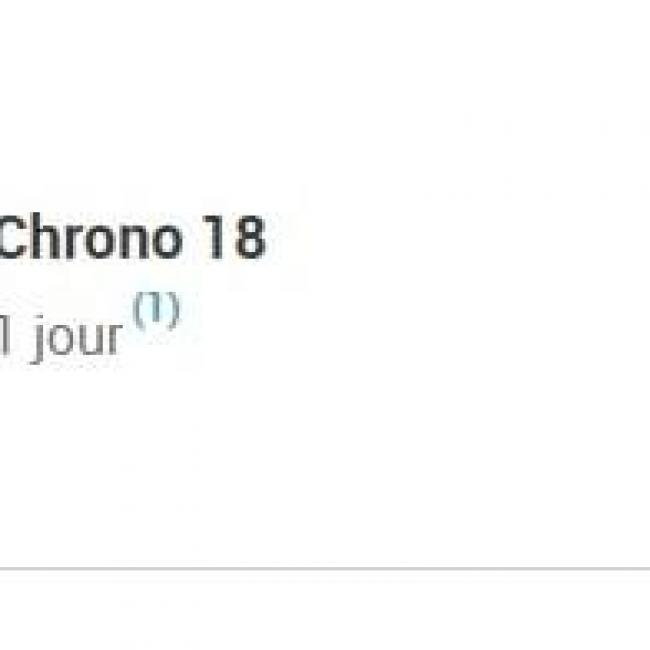 chronopost DOMICILE 18 Etiquette exp&eacute;dition