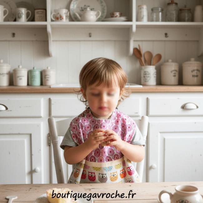 Serviette de cantine personnalis&eacute;e Chouettes