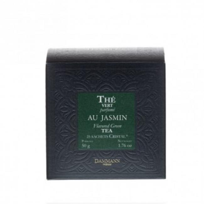 Thé vert Jasmin Boite des 25 sachets cristal