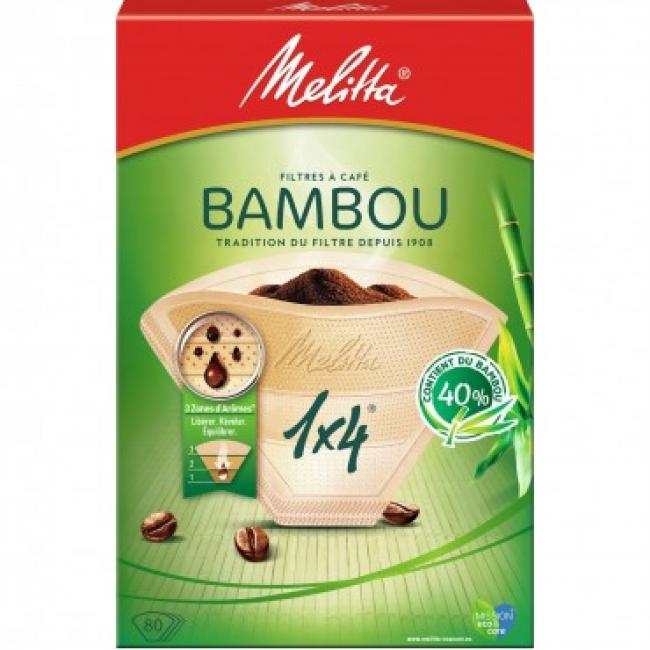 Filtre à Café 1x4 Bambou (80 Unités)