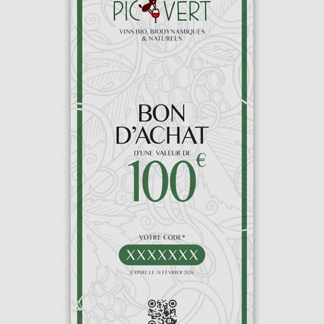 Bon d’achat de 100.00 €