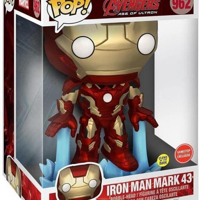 AVENGERS AGE OF ULTRON Figurine IRON MAN MARK 43 GITD 25 cm N° 962 POP FUNKO