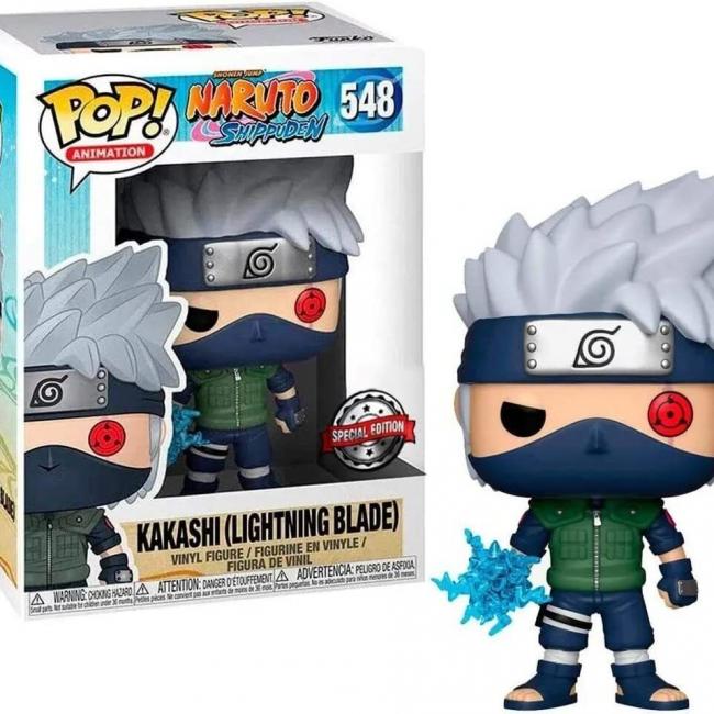 NARUTO SHIPPUDEN Figurine KAKASHI LIGHTNING BLADE EXCLUSIVE N° 548 POP FUNKO