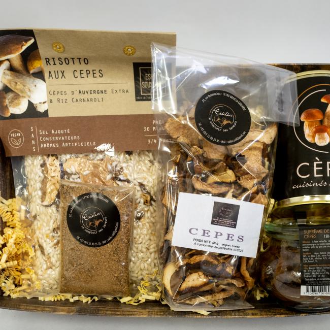 Coffret autour du cèpes N°1 - coffret autour du cèpes