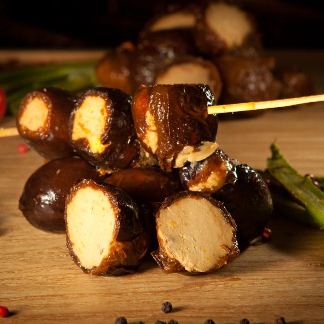Pruneaux au foie de canard