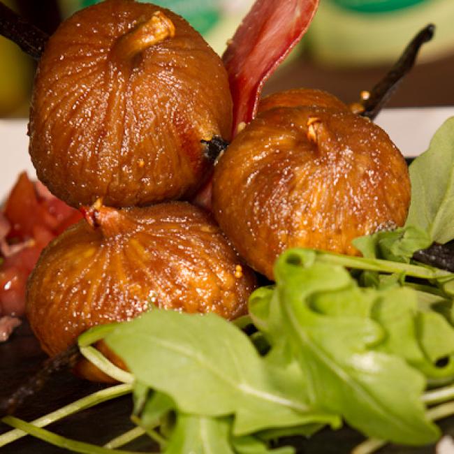 Figues fourrées au foie de canard
