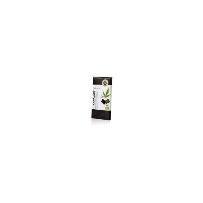 HANF NATUR Tablette de chocolat noir 70% et chanvre 100gr