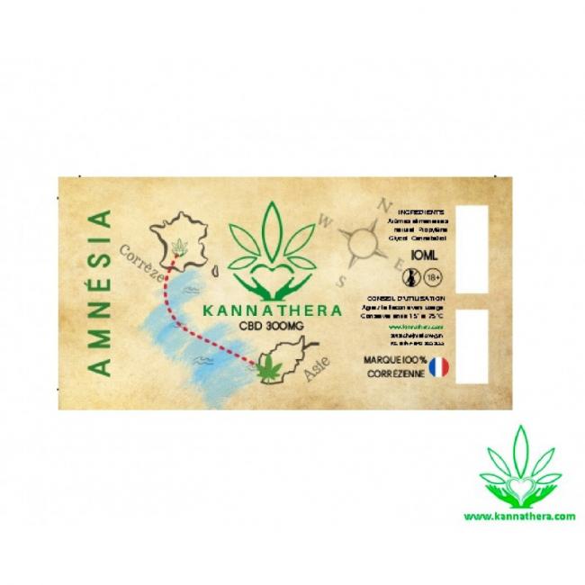 Amnesia E liquide Kannathera 300mg CBD - 10ml