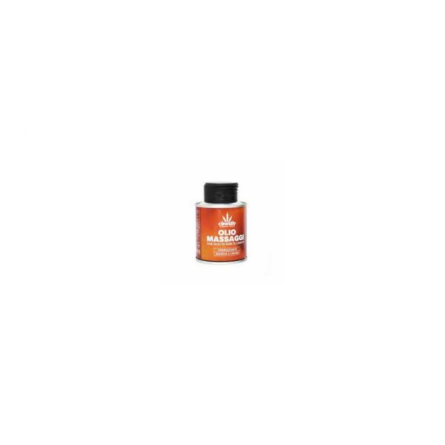 CBWEED Huile de massage énergisant à l'orange et au citron 100ml