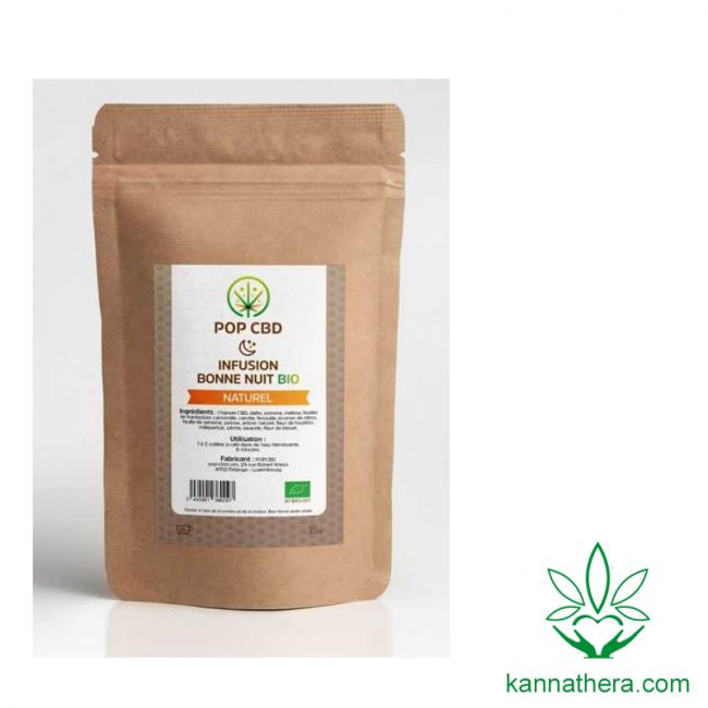 Infusion POP CBD Bonne nuit Bio 35g