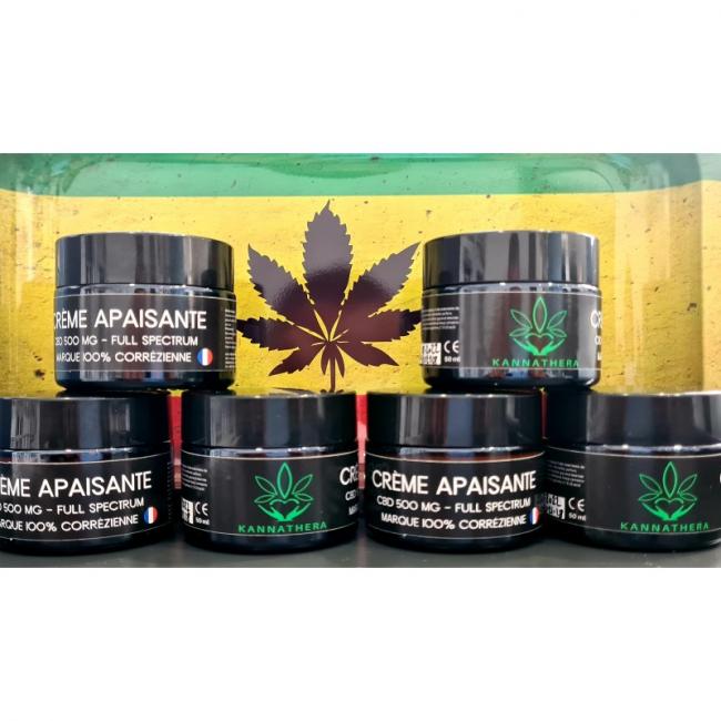 Crème apaisante Kannathera 500 Mg CBD 50ml