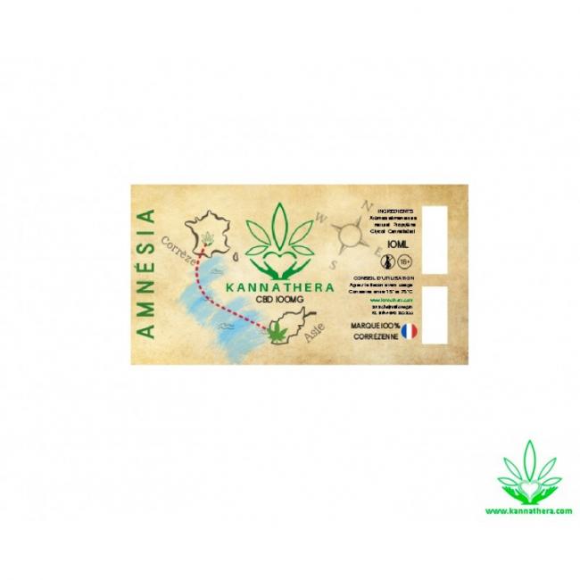 Amnesia E liquide Kannathera 100mg CBD - 10ml