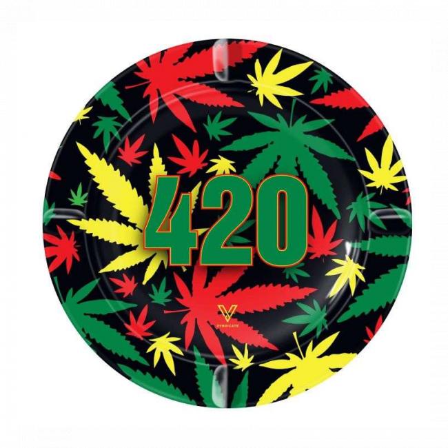 Cendrier en métal 420 Rasta