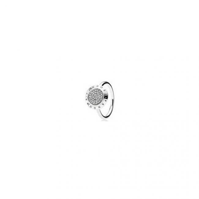 Bague Pave SIGNATURE PANDORA Couleur Argent et Pierres Oxydes de zirconium Taille 52