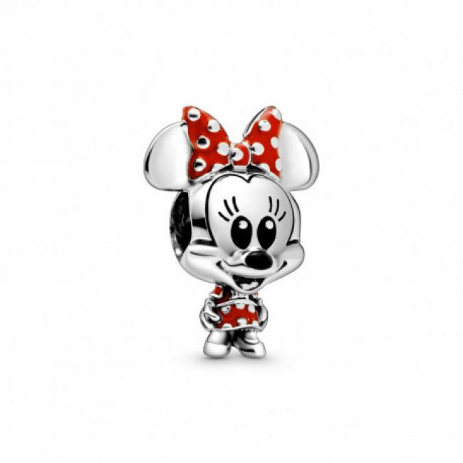 Charm Minnie Robe  Pois & Noeud DISNEY x PANDORA