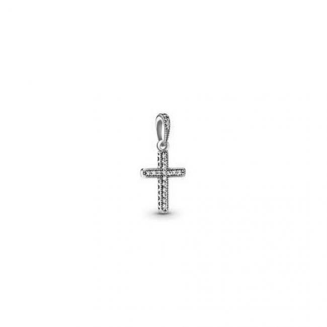 Charm Pendant Croix Scintillante PANDORA MOMENTS