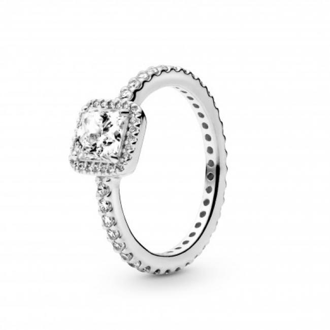 Bague Elegance Intemporelle Couleur Argent et Pierres Oxydes de zirconium Taille 52