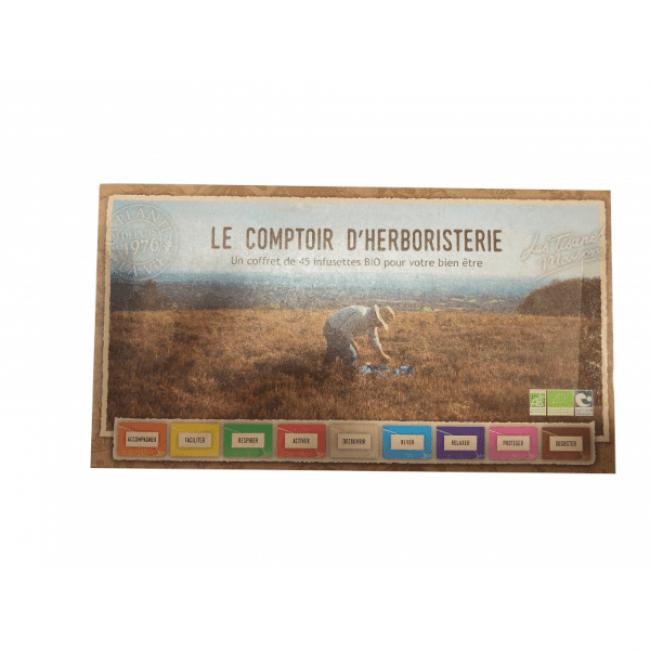 Assortiment de 45 infusettes de Tisanes BIO