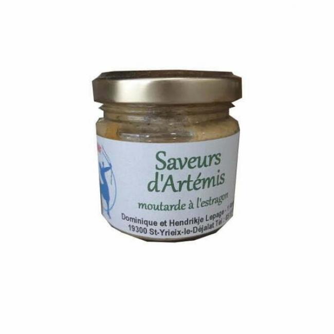 Moutarde Bio à l’Estragon « Saveurs d’Artémis »