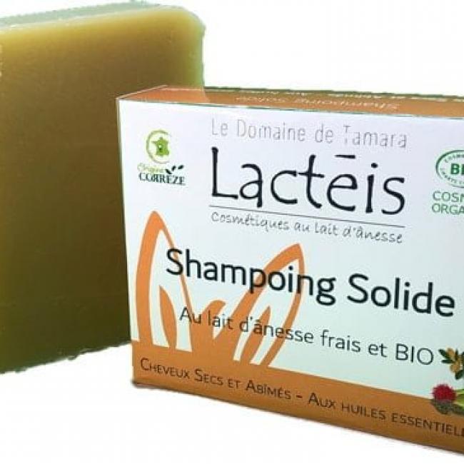 Shampoing solides au Lait d’Ânesse Cheveux secs et abimés