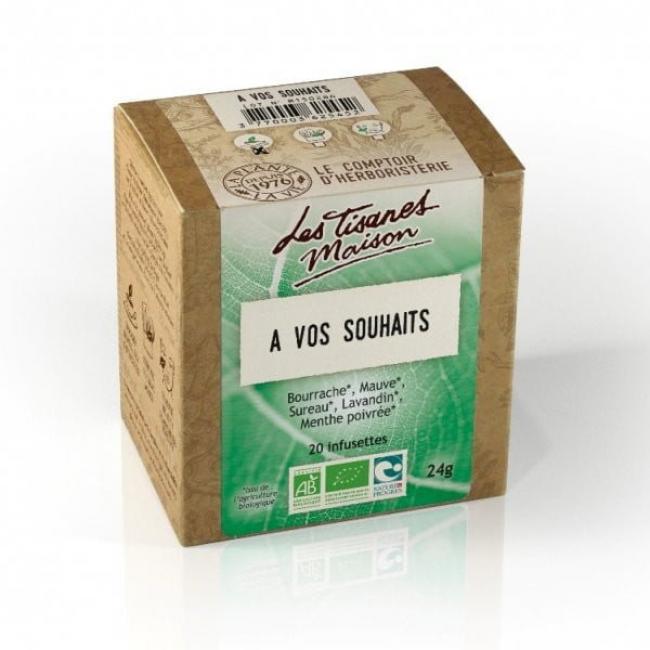 Tisane Rhume A vos Souhaits Infusettes