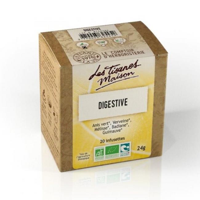 Tisane Digestive Bio Infusettes du Comptoir d’Herboristerie
