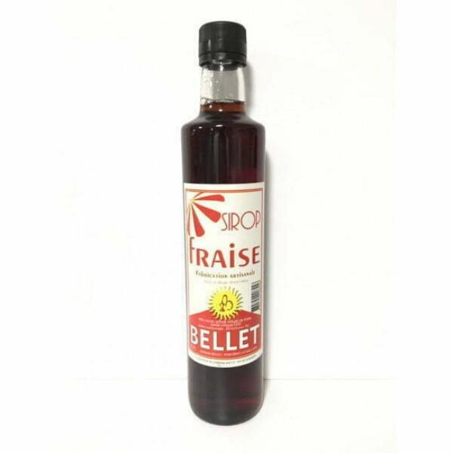 Sirop de Fraise fabrication artisanale