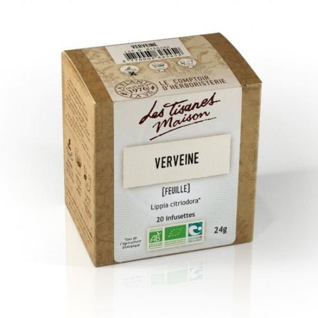 Tisane Verveine calmante Bio Infusettes du Comptoir d’Herboristerie