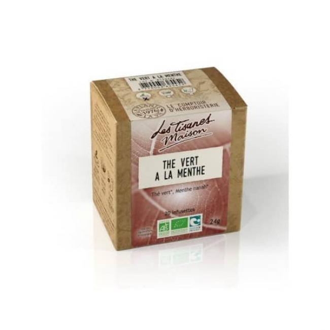 Thé vert à la Menthe Bio Infusettes
