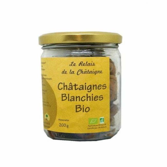 Châtaignes blanchies bio 200 ou 400 g