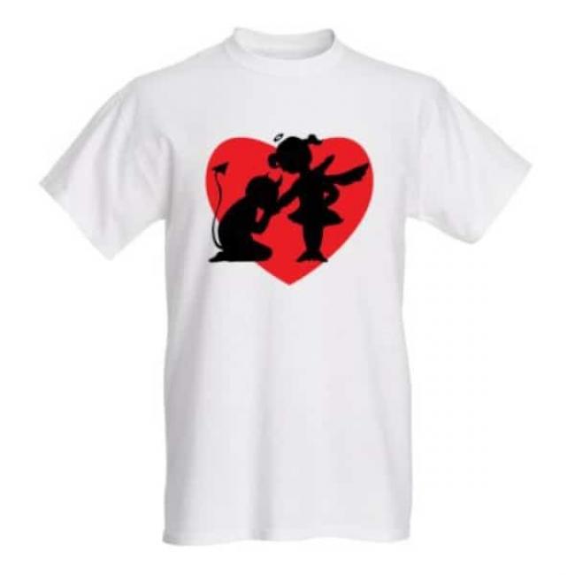 T-shirt Amoureux Ange ou Démon ?