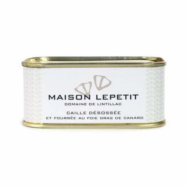 Caille désossée et fourrée au Foie gras