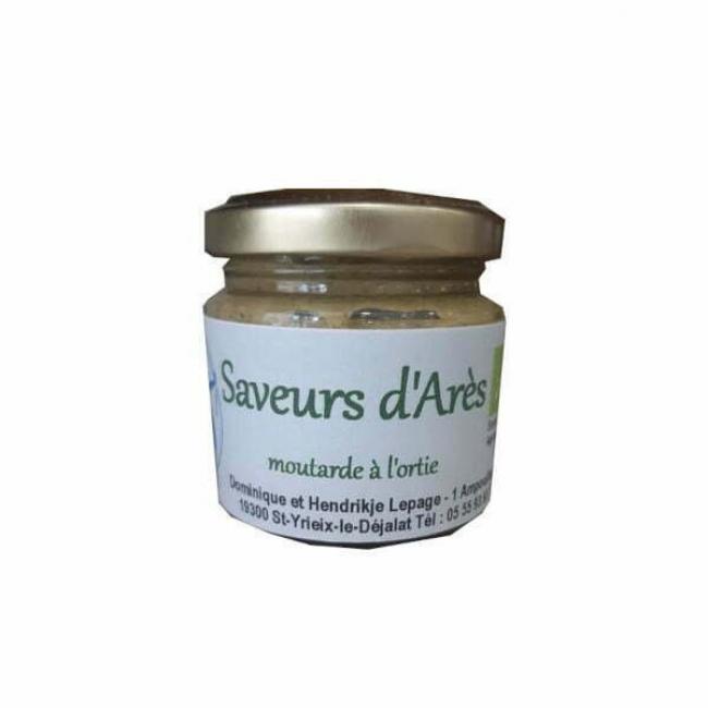 Moutarde Bio à l’Ortie « Saveurs d’Arès »