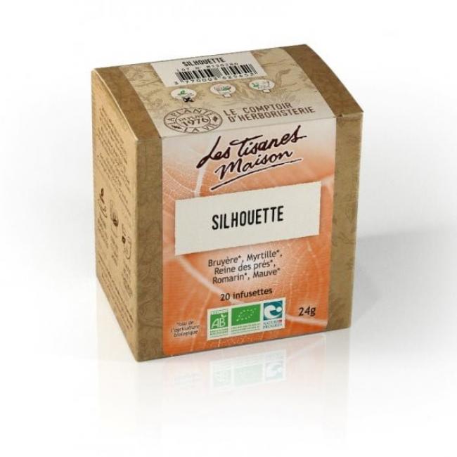 Tisane Silhouette Bio Infusettes du Comptoir d’Herboristerie