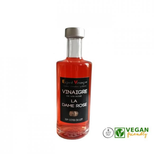 Vinaigre de Vin rosé la Dame Rose