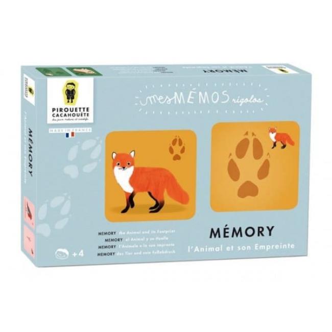 Jeu de Mémory L’Animal et son Empreinte