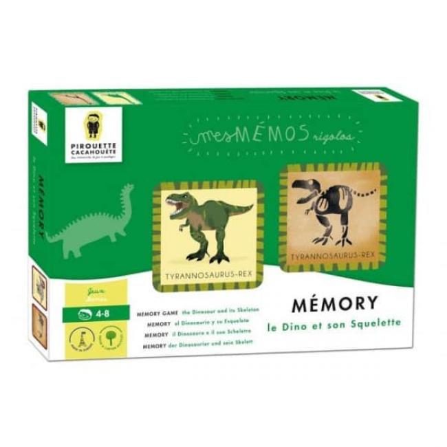 Jeu de Mémory Le Dino et son Squelette