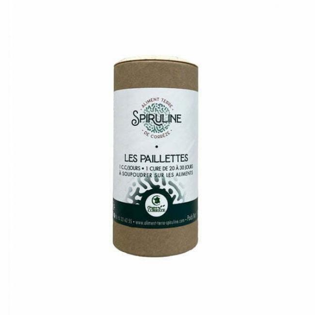 Spiruline en Paillettes Boîte verseuse de 100 g