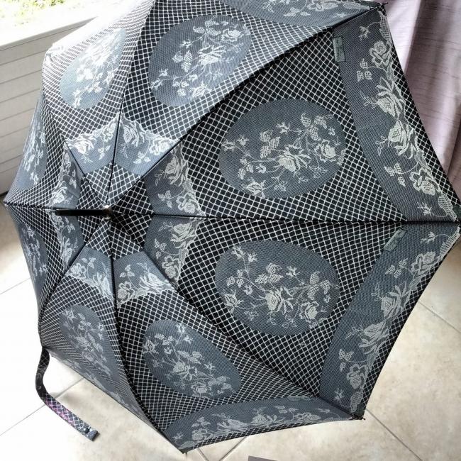 Parapluie Piganiol impression Dentelle Poinct de Tulle