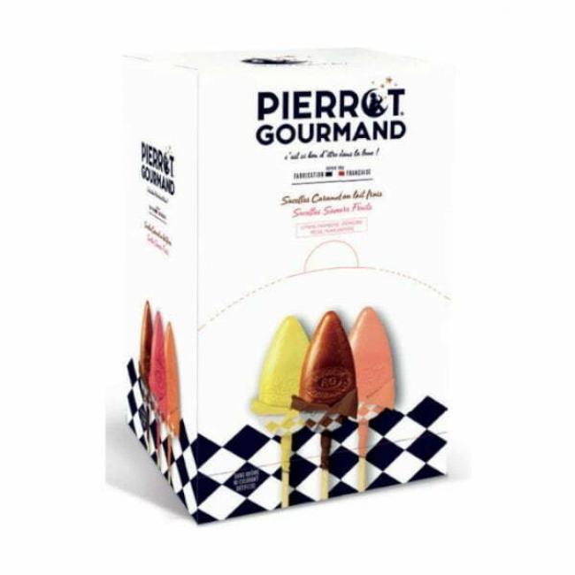 Boîte Distributrice de 100 sucettes au Caramel et aux Fruits