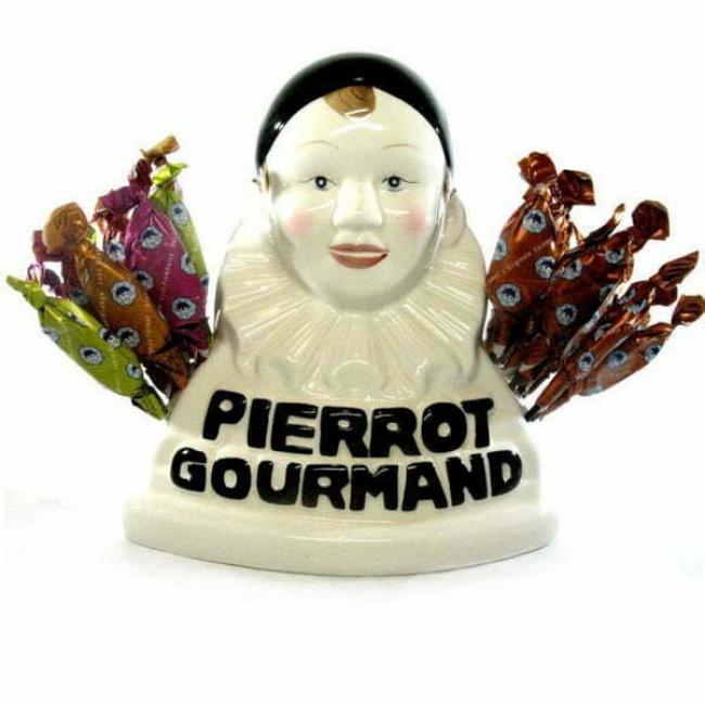 Buste PIERROT GOURMAND en Porcelaine