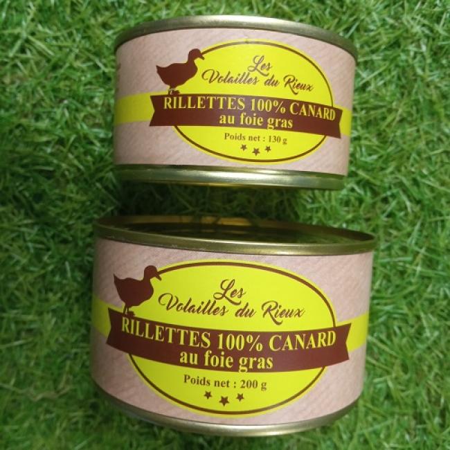 Rillettes au foie gras du Rieux