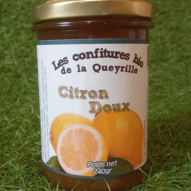 Marmelade de citron doux BIO